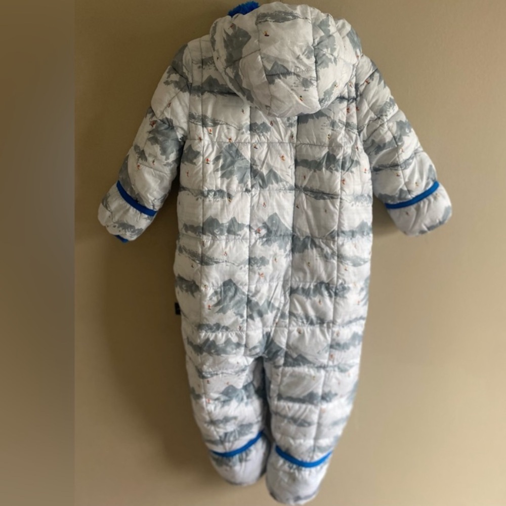 Spyder Baby Size 24M Snowsuit Bunting fleece lined w/hand foot covers excellent - Picture 2 of 3